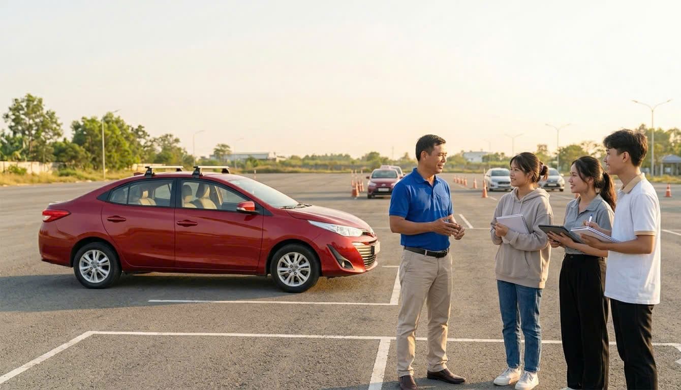 Ảnh Nguyễn Vũ Bá Duy dạy lái xe 3